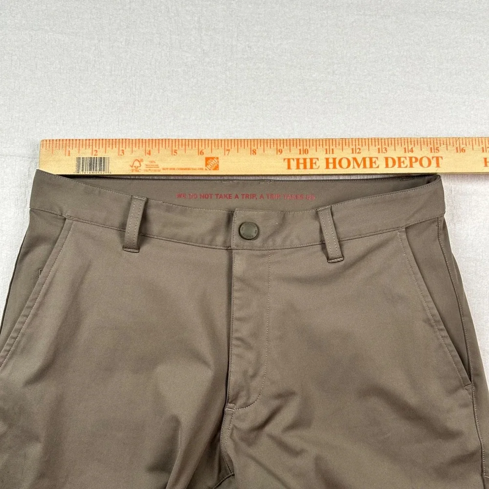 Rhone Pants Mens 30 Commuter Performance Chino Brown Classic Taupe Golf